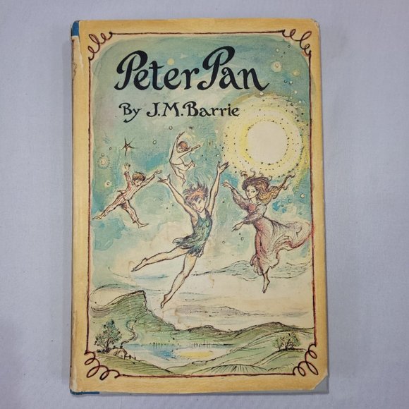 JM Barrie Peter Pan Vintage 1950 Hardcover Book Club Junior Deluxe Edition - Picture 1 of 5